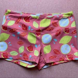 Feedmefightme summer lemonade shorts size small.